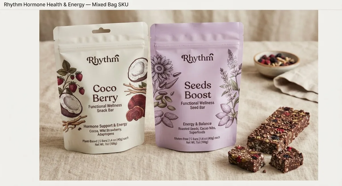 Benefills Rhythm Hormone Health and Energy functional nutrition duo