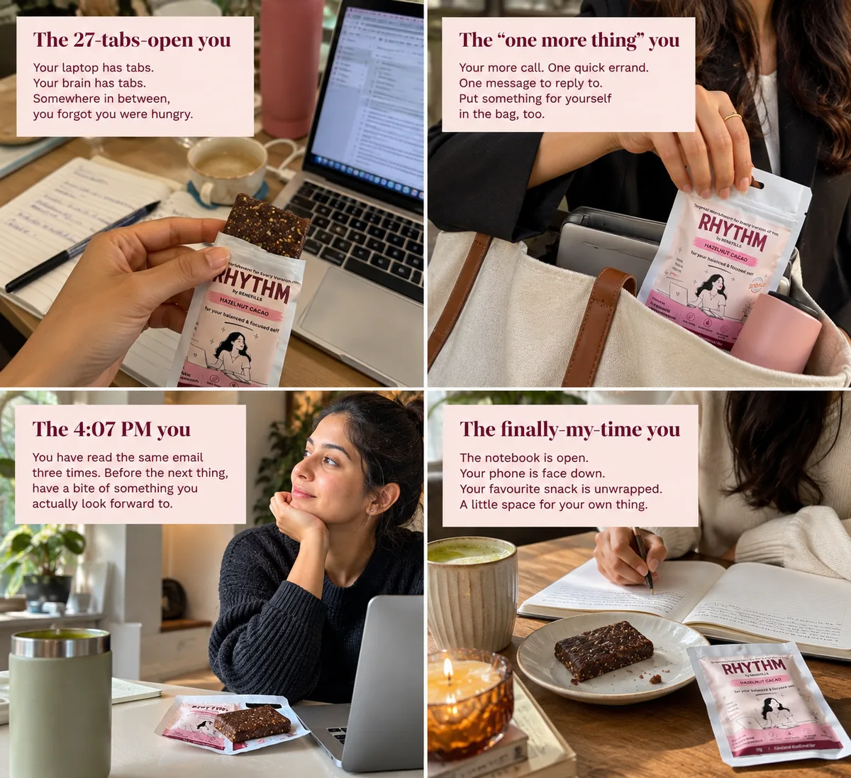 Benefills Rhythm functional snack bars monthly variety pack
